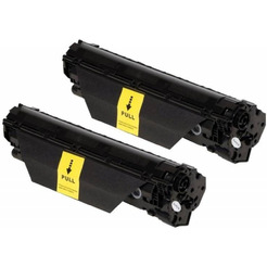 Картридж лазерный Cactus CS-CE285AD черный двойная упак. (1600стр.) для HP LJ P1102/P1102W/M1130/M1132