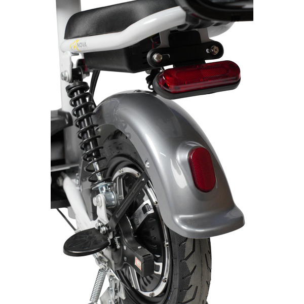 Электровелосипед NOVA EC-02 графит (с задним кофром)