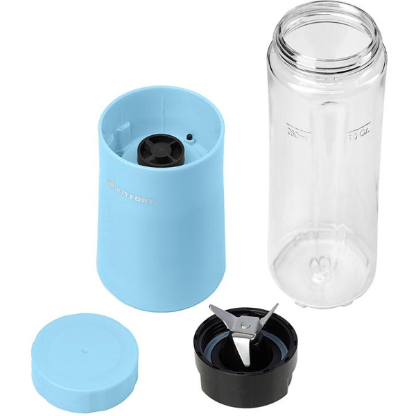 Блендер Kitfort КТ-1311-2 Shake & Take, голубой