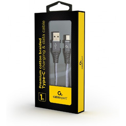 Кабель Cablexpert CC-USB2B-AMCM-1M-BW2