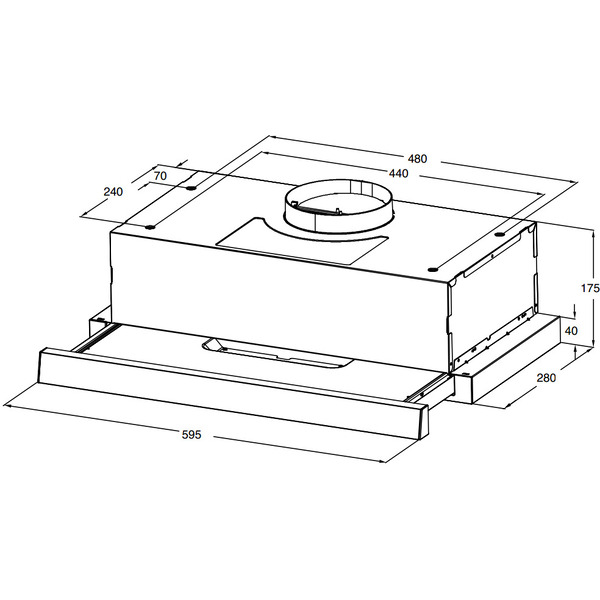 Кухонная вытяжка Weissgauff TEL 06 1M WM