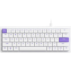 Клавиатура AJAZZ NKL61 Low Profile Switch (белый/фиолетовый)