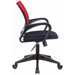 Кресло Бюрократ CH-695N/R/TW-11 (сетка красный/черный, TW-35N/TW-11)