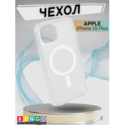 Бампер BINGO Model Magnetic для APPLE iPhone 16 Plus белый