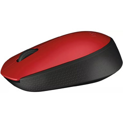Мышь Logitech M171 (красный/черный)