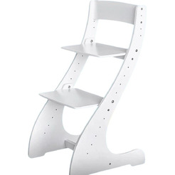 Детский стул Друг Кузя Растущий (белый)