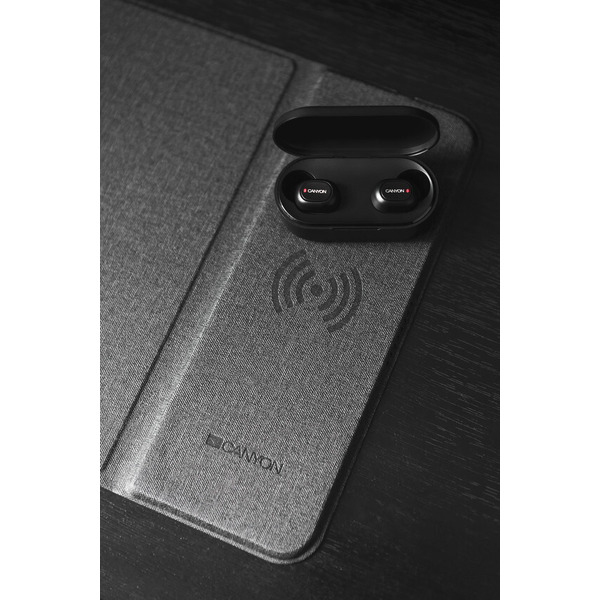 Коврик для мыши с беспроводной зарядкой CANYON CNS-CMPW4