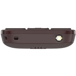 Кнопочный телефон Maxvi B110 + ЗУ WC-112 (коричневый)