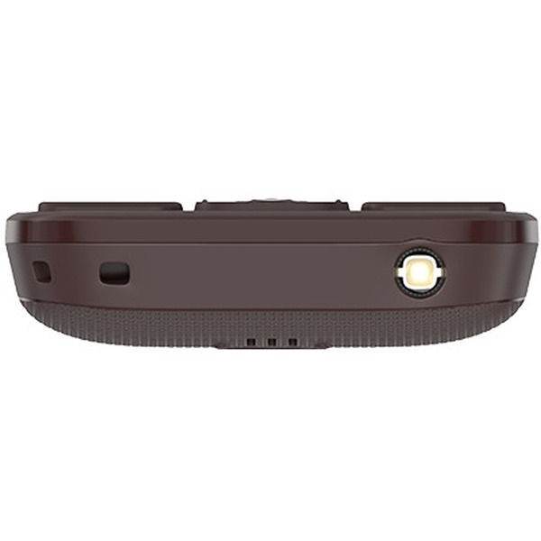 Кнопочный телефон Maxvi B110 + ЗУ WC-112 (коричневый)