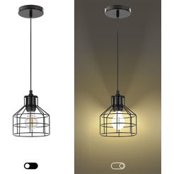 Светильник подвесной ЭРА PL9 BK Б0037456