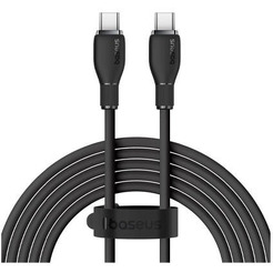 Кабель Baseus Pudding Series Fast Charging Cable 100W USB Type-C - USB Type-C P10355702111-01 (2 м, черный)