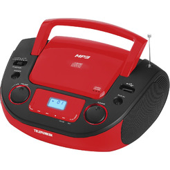 Магнитола TELEFUNKEN TF-CSRP3481 (красный)