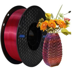 Пластик Kingroon PLA Tri Color Silk 1.75мм NSC025 (1кг, Red/Golden/Blue)