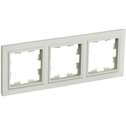 Рамка IEK Brite РУ-3-БрКр