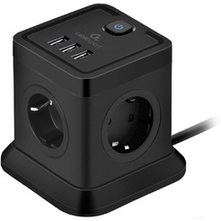 Сетевой фильтр Cablexpert TWR-4-U3-B-2