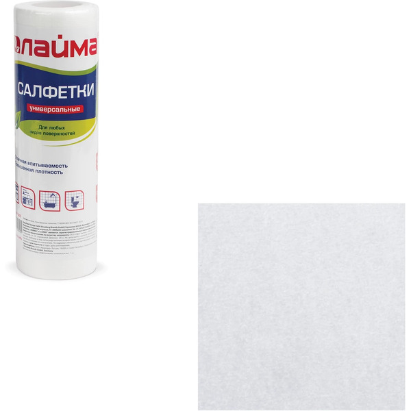 Салфетки универсальные в рулоне LAIMA 601565 (30 шт)