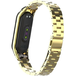 Ремешок Bingo Stainless для Xiaomi Mi Band 3/4 Золотистый