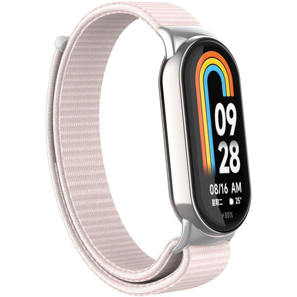 Ремешок Bingo Nylon для Xiaomi Mi Band 8 Пудровый