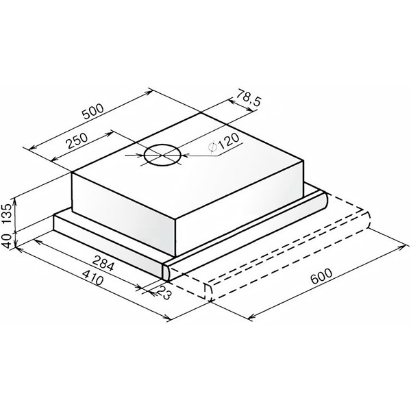 Вытяжка Faber Flox Glass WH A60 110.0436.363