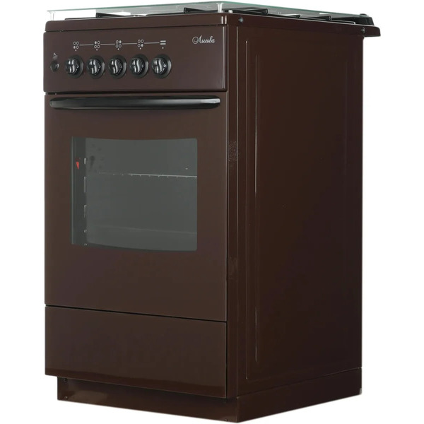 Плита газовая Лысьва ГП 400 М2С-2у (коричневый, стеклянная крышка)