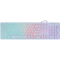 Клавиатура Oklick 420MRL (белый)