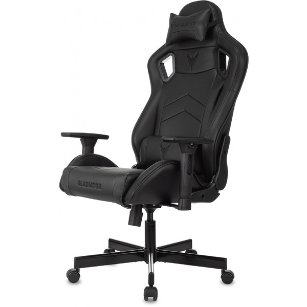 Игровое кресло Knight Gladiator (экокожа черный)