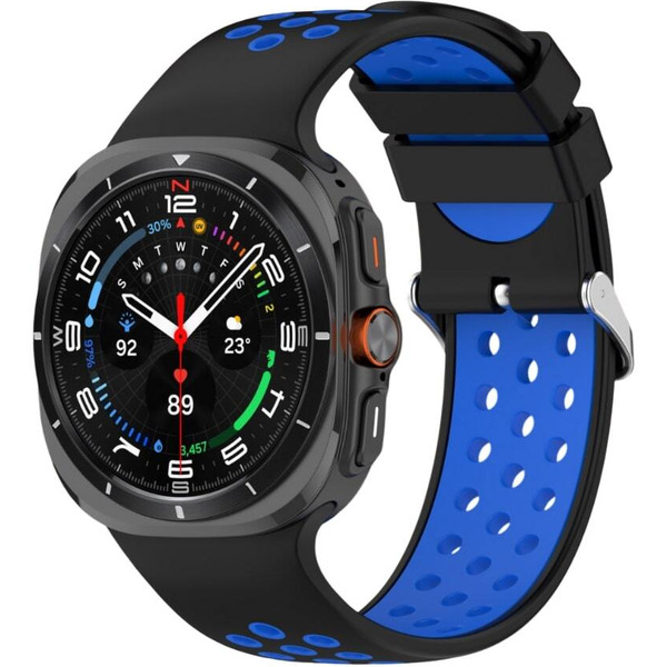Ремешок Bingo Sport для SAMSUNG Galaxy Watch Ultra 47 мм (черный с синим)