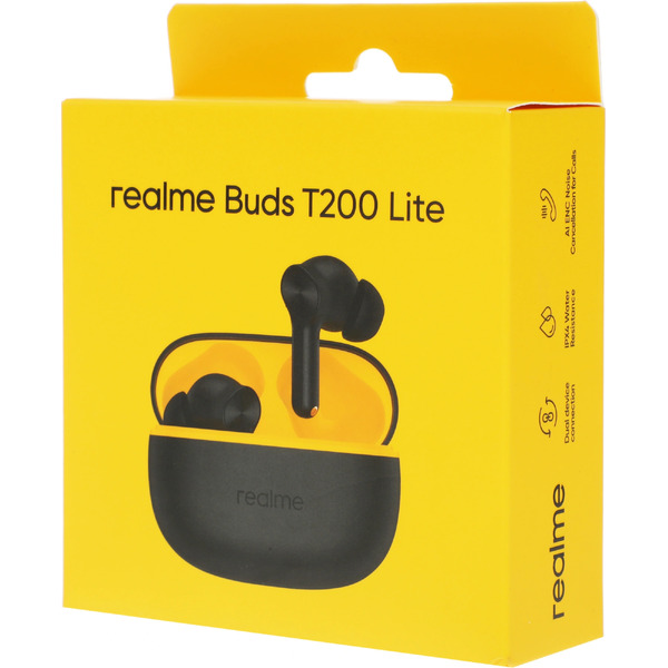 Наушники Realme Buds T200 Lite (черный)
