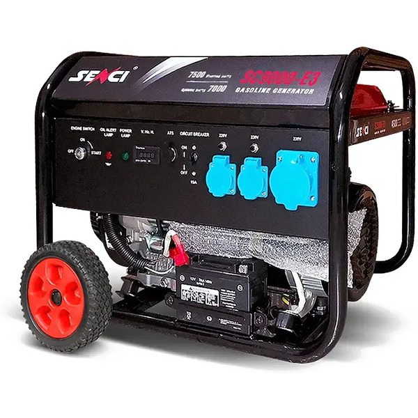 Бензиновый генератор SENCI SC9000-E3