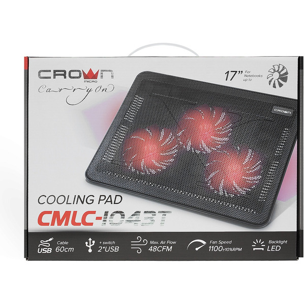 Подставка для ноутбука Crown CMLC-1043T (красный)