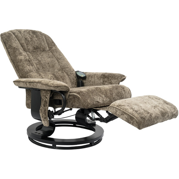 Массажное кресло Calviano 20 (коричневый плюш)