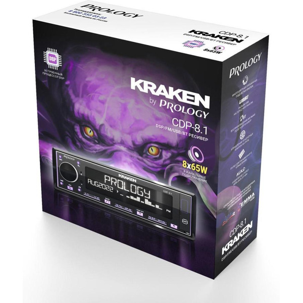 USB-магнитола Prology CDP-8.1 Kraken
