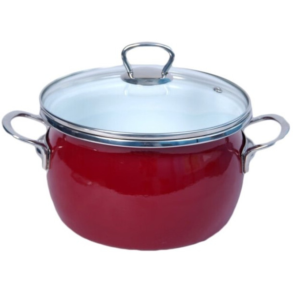 Кастрюля Сантэкс 1-2415111 (Бордовый)