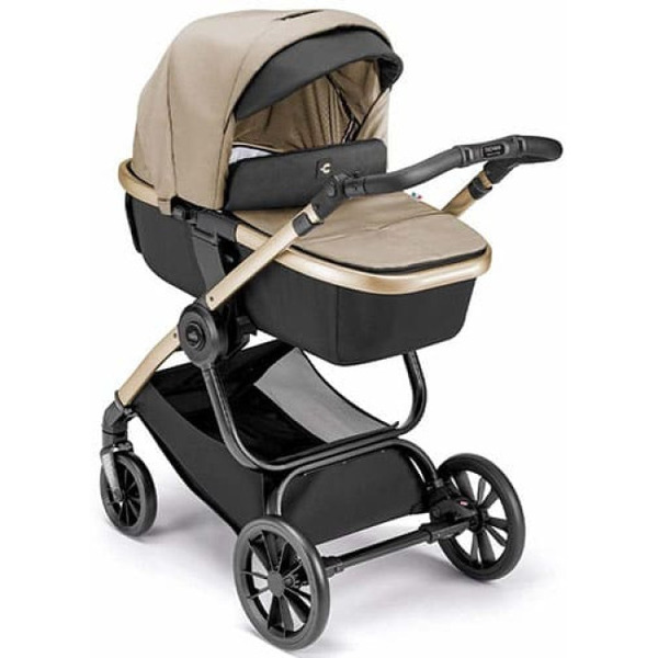 Люлька-модуль для коляски Cam Avant ART968-T583+ART805T-V93S (золотой/черный/золотой блеск)