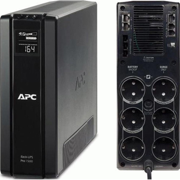Источник бесперебойного питания APC Back-UPS Pro 1500VA, AVR, 230V, CIS BR1500G-RS