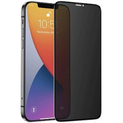 Защитное стекло CASE Full Glue Privacy для Apple iPhone 12 / 12 Pro (черный)