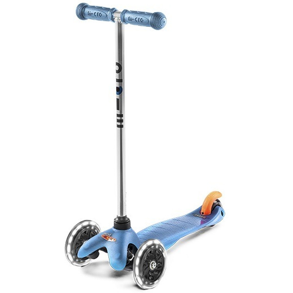 Самокат Micro Mini Micro LED (аква) [MM0285]