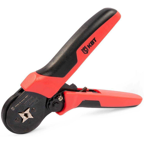 Пресс-клещи универсальные для опрессовки втулочных наконечников КВТ ПКВк-6 мини 89787