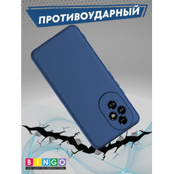 Бампер Bingo Liquid TPU для HONOR 200 Pro Синий