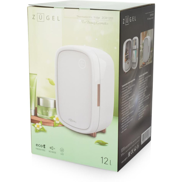 Холодильник для косметики ZUGEL ZCR1201 (молочный)