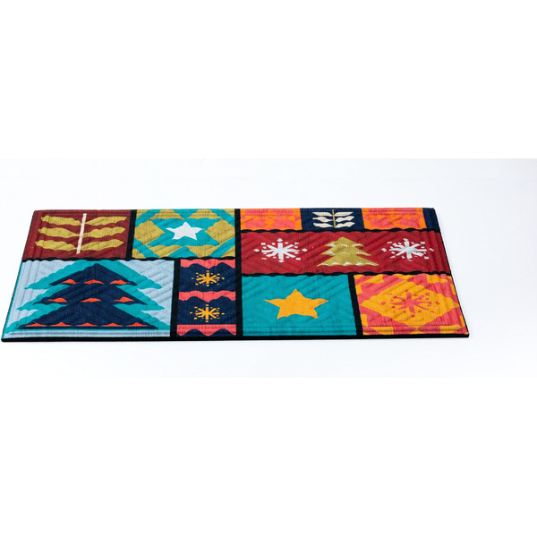 Коврик грязезащитный Multy Home Lima 45x75 EU5000347 (принт Colorful Xmas)