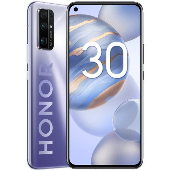 Смартфон Honor 30 Premium (BMH-AN10) 8GB/256GB титановый серебристый
