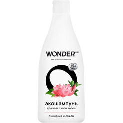Экошампунь мужской 2 в 1 WONDER LAB очищение и объём 0,55 л