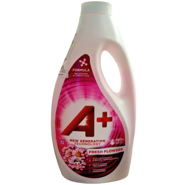 Гель для стирки A+ Fresh Flowers Универсальный (2.925 л)