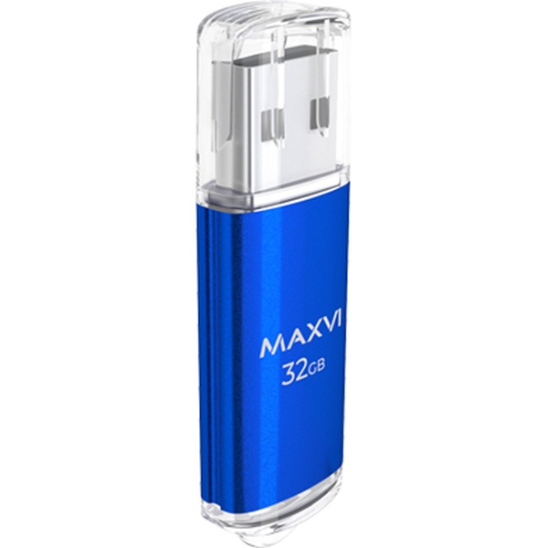 USB флеш-накопитель Maxvi MP 32GB 2.0 blue