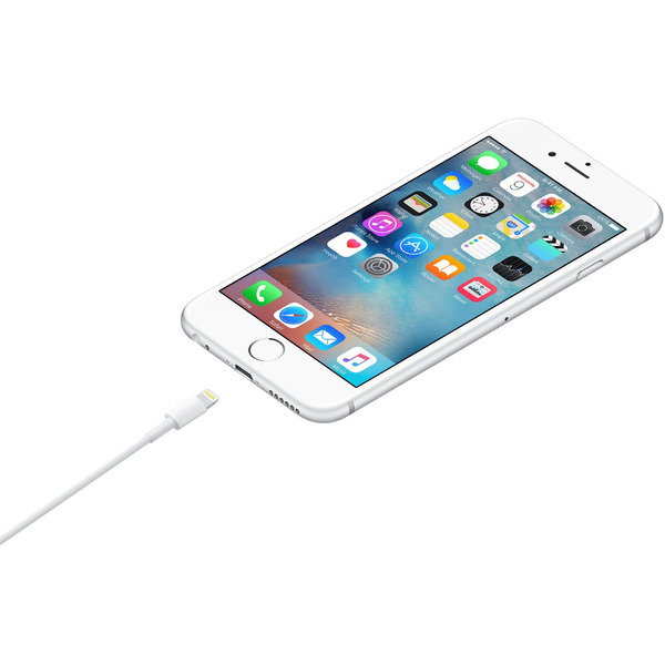 Кабель Apple USB 2.0 Type-A - Lightning MUQW3ZM/A (1 м, белый)