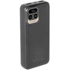 Внешний аккумулятор с дисплеем RIVACASE VA2521 20000mAh (черный)