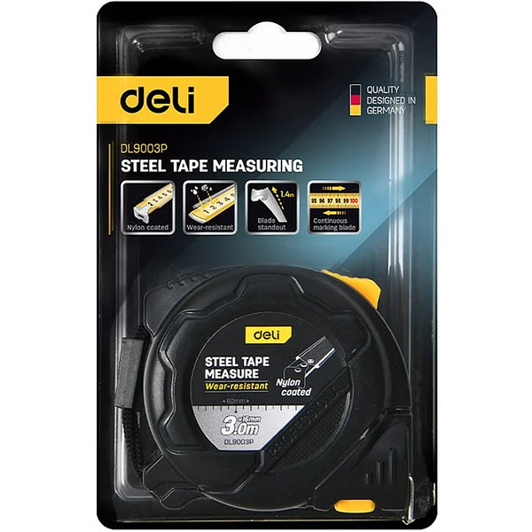 Рулетка Deli EDL9003P