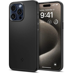 Чехол Spigen Thin Fit для iPhone 15 Pro Max Черный (ACS06544)