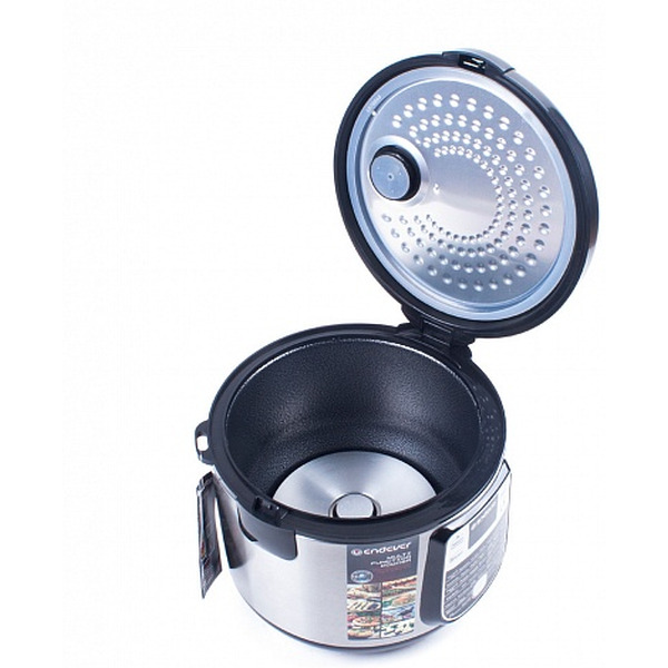 Мультиварка Endever Vita-95 (черный/сталь)